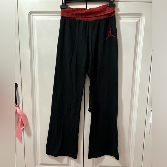 Y2K red Jordan fold over leggings - Picture 7 of 8